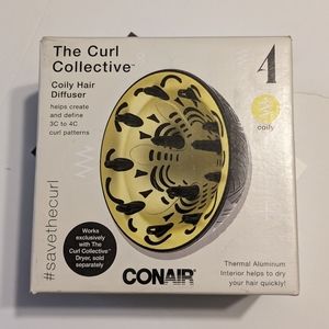 Conair Coily Hair Diffuser - Black and Gold